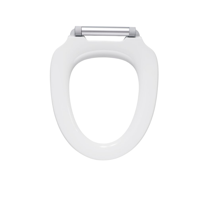 Vit robust toalettsits utan lock - BÄTTRE