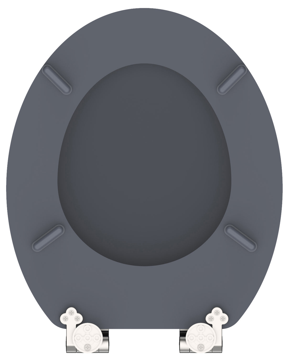 Antracit toalettsits universal med träkärna - BÄTTRE. CC-mått: 130-185mm Längd: 425-475mm Bredd: 375mm.