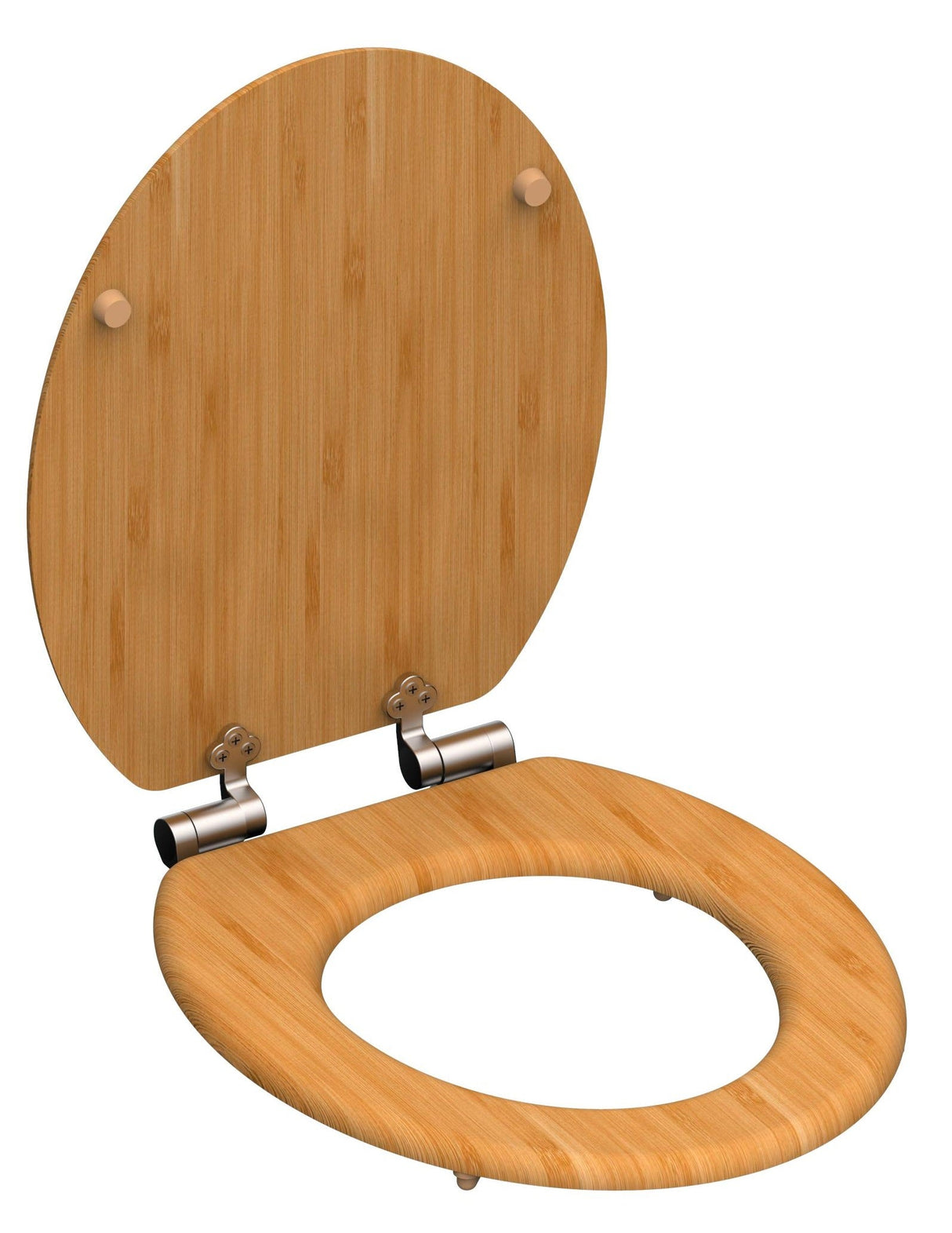 Toalettsits universal i Bambu - BĂTTRE. CC-mĂ„tt: 145-180mm LĂ€ngd: 425mm Bredd: 370mm.