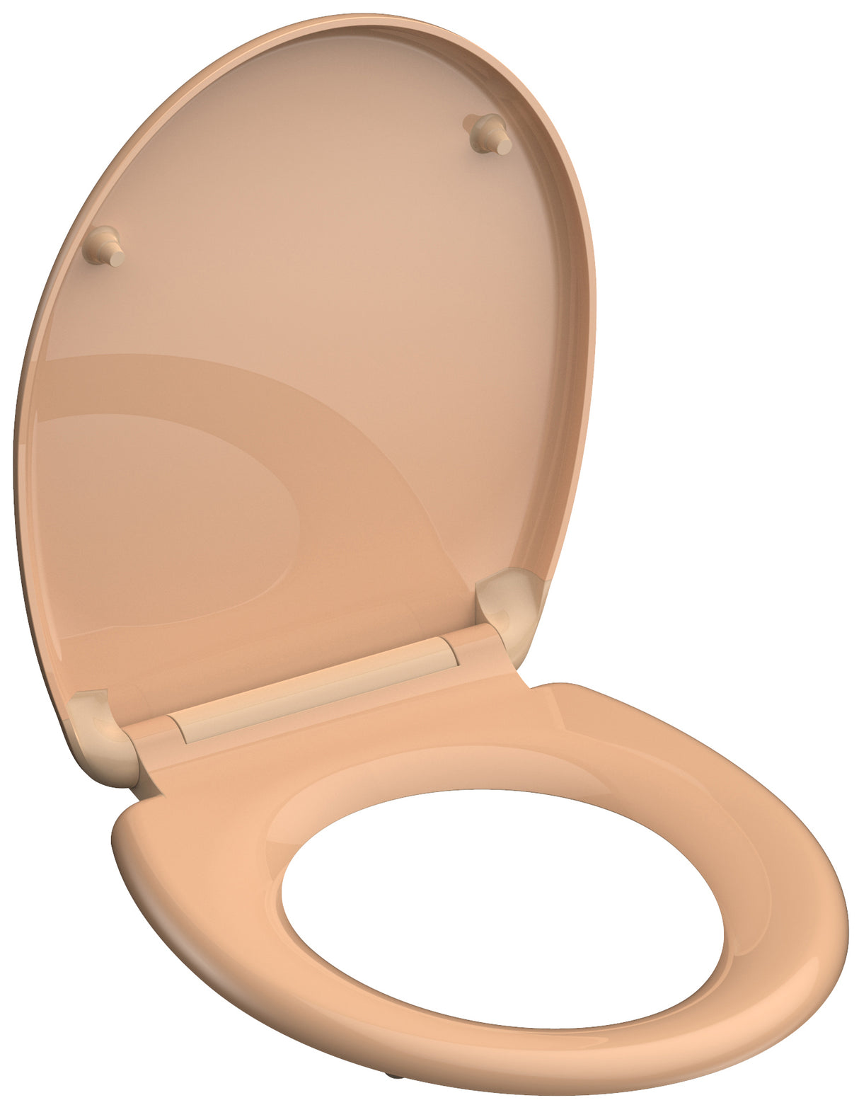 Beige toalettsits universal i Duroplast - BÄST. CC-mått: 60-160mm Längd: 405-460mm Bredd: 375mm.