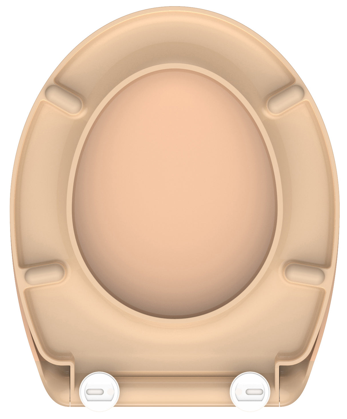Beige toalettsits universal i Duroplast - BÄST. CC-mått: 60-160mm Längd: 405-460mm Bredd: 375mm.