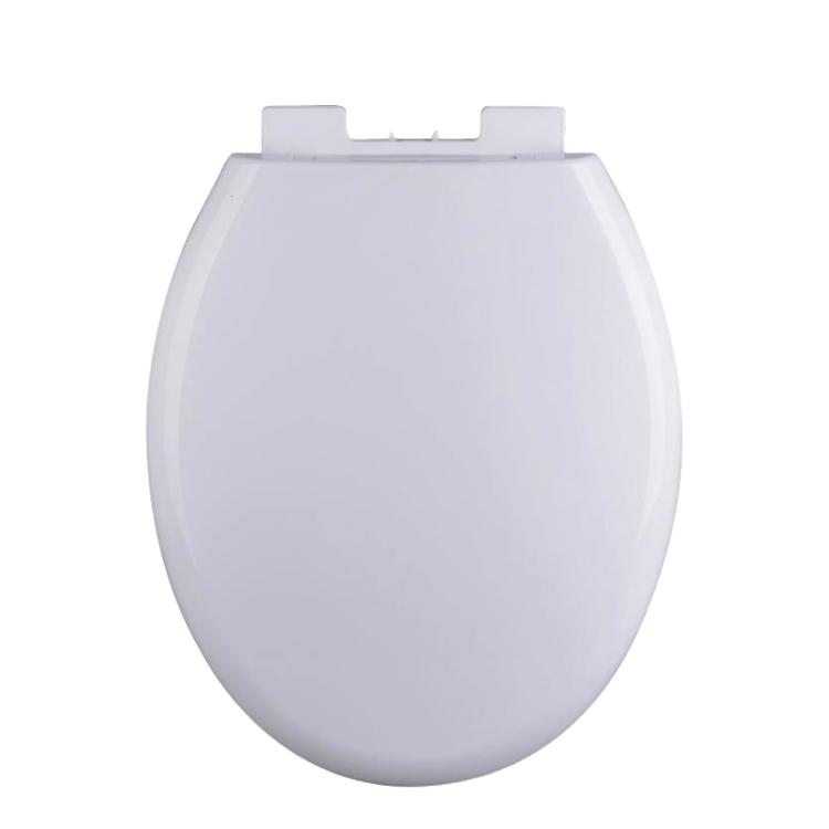 Vit toalettsits universal i Termoplast - BÄTTRE. CC-mått: 125-165mm Längd: 420-445mm Bredd: 370mm.