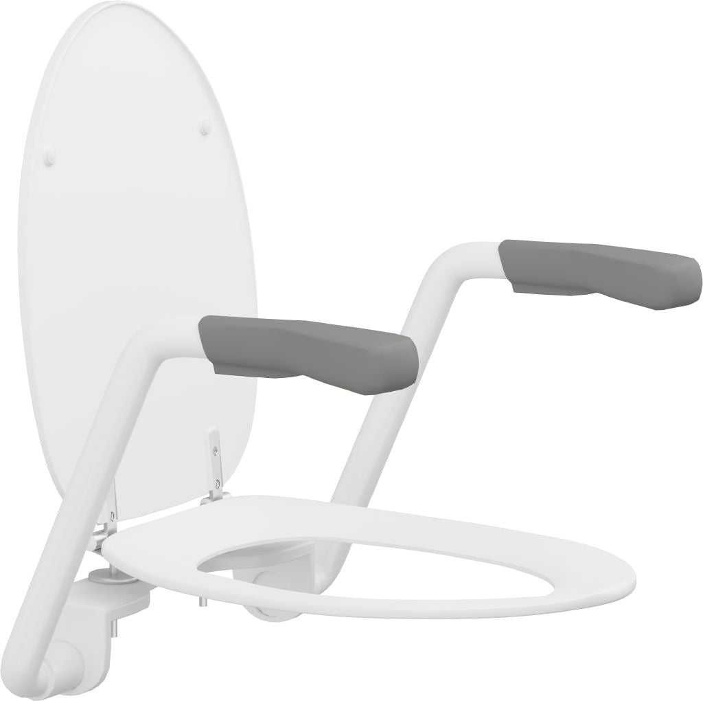 Toalettsits med armstöd universal (360mm)