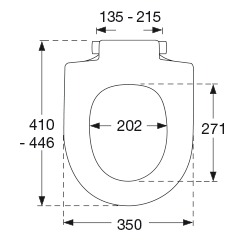 Vit toalettsits - BĂST