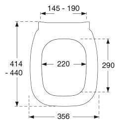 Vit toalettsits för Duravit - BĂTTRE