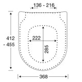 Svart toalettsits - BÄST
