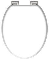 Vit toalettsits universal med träkärna - BÄTTRE. CC-mått: 130-185mm Längd: 425-475mm Bredd: 375mm.