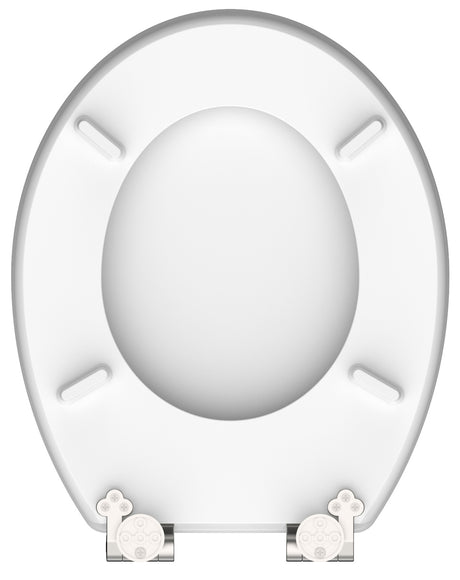 Högblank mönstrad toalettsits universal med träkärna - BÄTTRE. CC-mått: 130-185mm Längd: 425-475mm Bredd: 370mm.