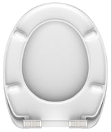 Mönstrad toalettsits universal i Duroplast - BÄTTRE. CC-mått: 90-170mm Längd: 425-435mm Bredd: 373mm.