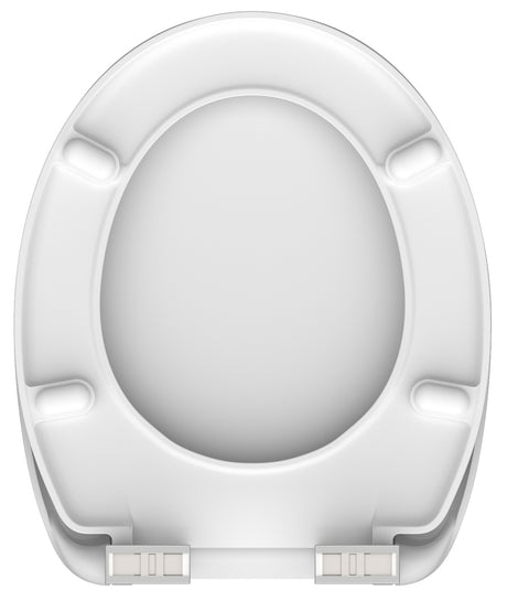 Mönstrad toalettsits universal i Duroplast - BÄTTRE. CC-mått: 90-170mm Längd: 425-435mm Bredd: 373mm.