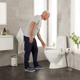 Toiletsæde med forhøjelse 10cm med låg (kantstoppere)