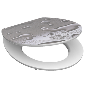 Högblank mönstrad toalettsits universal med träkärna - BÄTTRE. CC-mått: 130-185mm Längd: 425-475mm Bredd: 370mm.