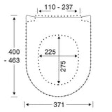 Vit toalettsits - BÄST