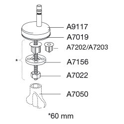 Vit toalettsits för A-collection - BÄST
