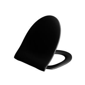 Svart slimmad toalettsits för IFÖ (Proppbeslag) - BÄST