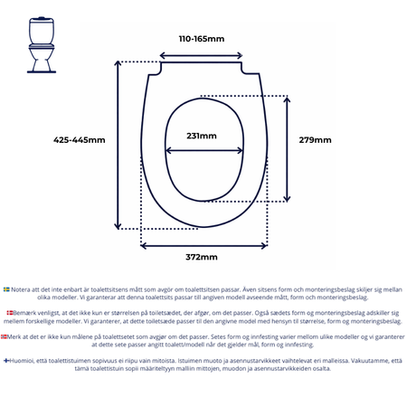 Vit toalettsits - BÄTTRE